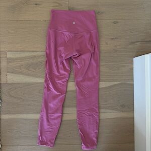 Lululemon align legging 25” pink size 4